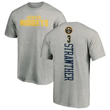 Men's Julian Strawther Denver Nuggets Ash Backer T-Shirt