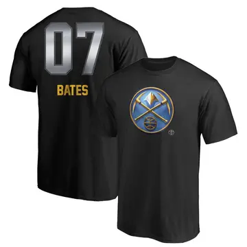 Men's Tamar Bates Denver Nuggets Black Midnight Mascot T-Shirt