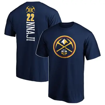 Men's Zeke Nnaji Denver Nuggets Navy Backer T-Shirt