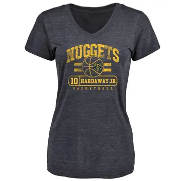 Women's Tim Hardaway Jr. Denver Nuggets Navy Baseline Tri-Blend T-Shirt