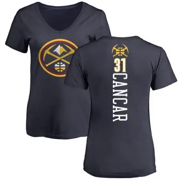 Women's Vlatko Cancar Denver Nuggets Navy Backer T-Shirt