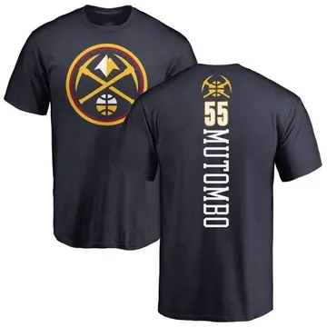 Youth Dikembe Mutombo Denver Nuggets Navy Backer T-Shirt
