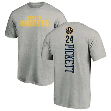 Youth Jalen Pickett Denver Nuggets Ash Backer T-Shirt
