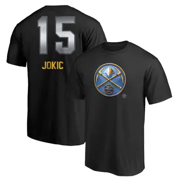 Youth Nikola Jokic Denver Nuggets Black Midnight Mascot T-Shirt
