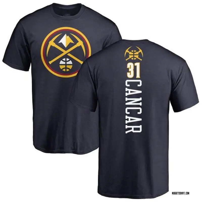 Youth Vlatko Cancar Denver Nuggets Navy Backer T-Shirt